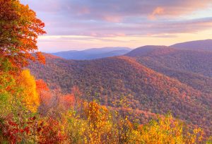 Skyline Drive in Shenandoah National Park
